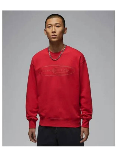 Jordan Essentials Crew Neck Sweatshirt Varsity Red - NIKE - BALAAN 2