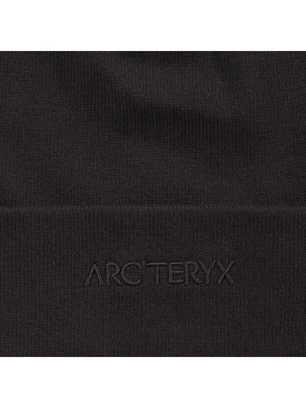 Word Toque Beanie Black - ARC'TERYX - BALAAN 3