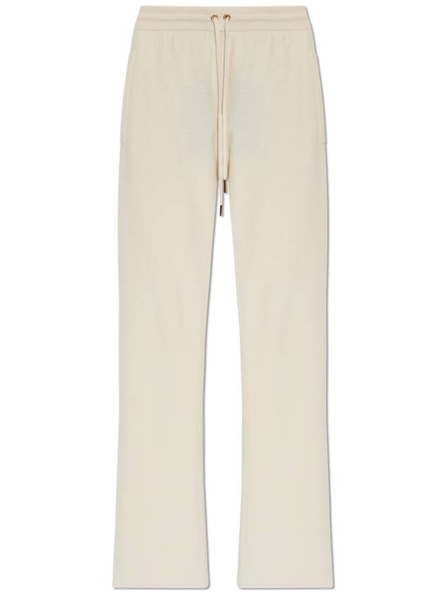 Versace Wool Trousers, Women's, Cream - VERSACE - BALAAN 1