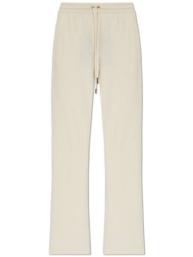 Versace Wool Trousers, Women's, Cream - VERSACE - BALAAN 1