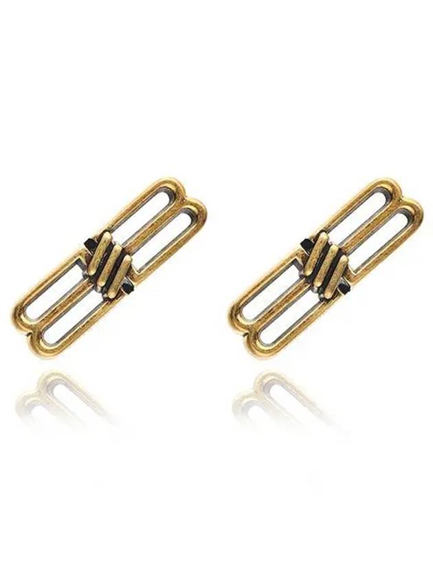 Women's BB Icon Earrings Gold - BALENCIAGA - BALAAN 2