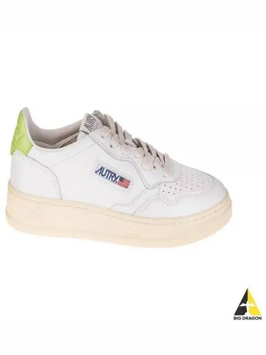 Medalist Green Tab Low Top Sneakers White - AUTRY - BALAAN 2