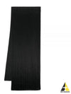 Pleated Scarf Black - ISSEY MIYAKE - BALAAN 2