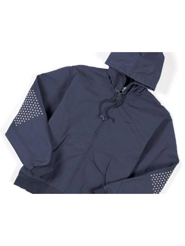 Life Logo Zip-Up Hoodie Thunder Blue - NIKE - BALAAN 3