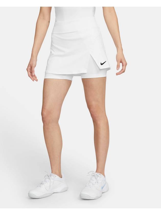 Court Dri Fit Victory Tennis A-Line Skirt Light Green - NIKE - BALAAN 1