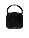 Logo Stamp Drawstring Small Tote Bag Black - SAINT LAURENT - BALAAN 2