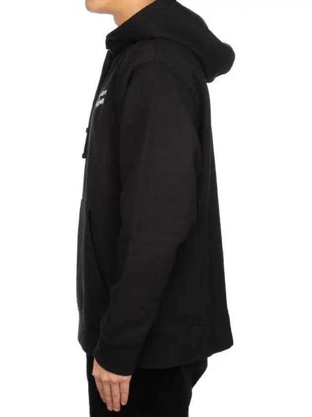 Mini Handwriting Loose Cotton Hoodie Black - MAISON KITSUNE - BALAAN 5