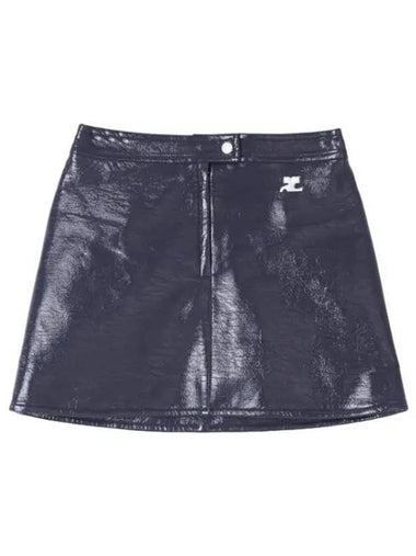 Courr ges vinyl re edition mini skirt - COURREGES - BALAAN 1