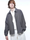 Men s SCWJ CH Seersucker Collar Windbreaker Jumper Charcoal - CHANCE'S NOI - BALAAN 7