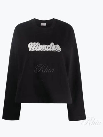 8G00020 899U5 999 Logo Cotton Sweatshirt - MONCLER - BALAAN 1