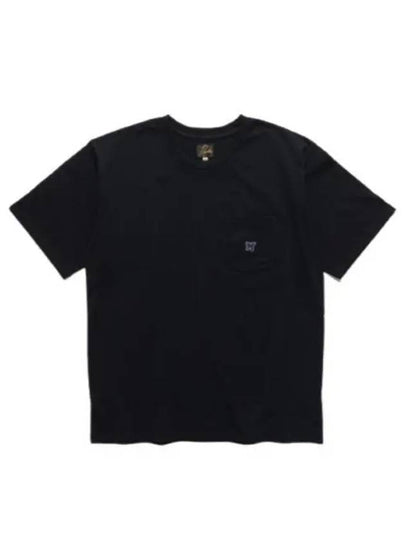 Logo Patch Short Sleeve T-Shirt Black - NEEDLES - BALAAN 2