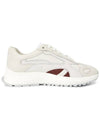 Outline Leather Low-Top Sneakers White - BALLY - BALAAN 5