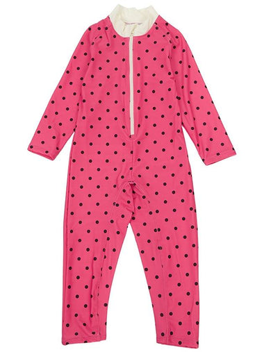 Polka dot baby swimsuit 2328010328 PINK - MINI RODINI - BALAAN 1