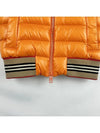 Logo Padded Vest Orange - BURBERRY - BALAAN 4