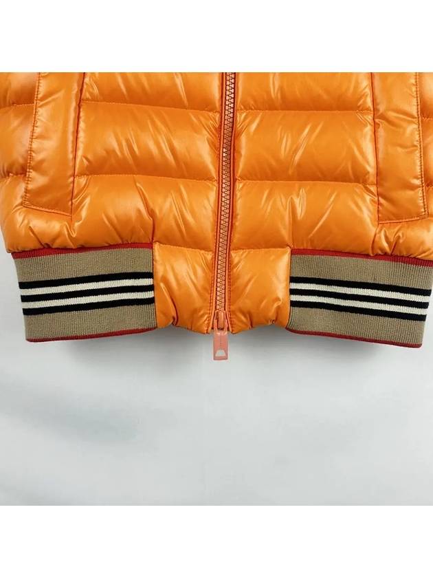 Logo Padded Vest Orange - BURBERRY - BALAAN 4