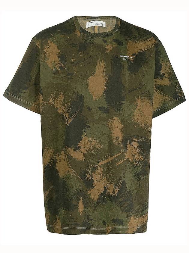 Camo slim short sleeve OMAA027E19185018 - OFF WHITE - BALAAN 5