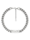 Couture Chain Link Necklace Silver - DIOR - BALAAN 1