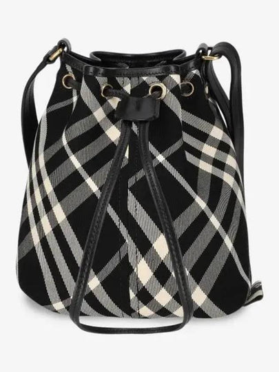 Mini check print bucket bag 8095057 - BURBERRY - BALAAN 2