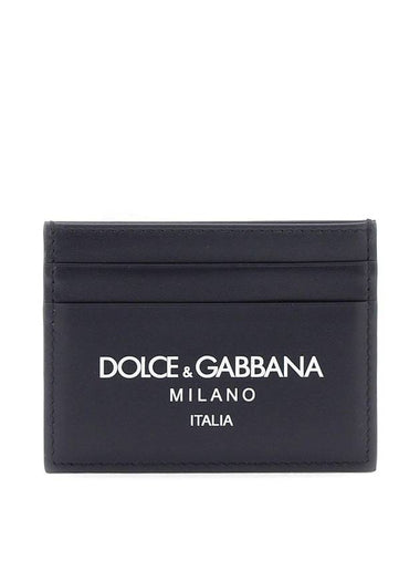 24 ss Logo Leather Card Holder Dolce GABBANA BP0330 AN244 HBII7 B0230981772 - DOLCE&GABBANA - BALAAN 1