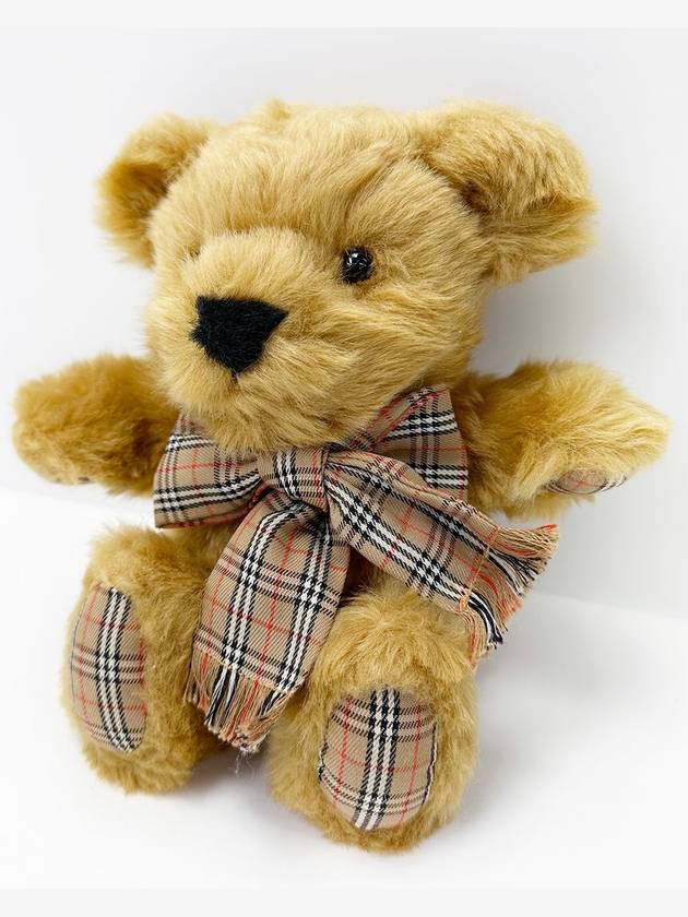 Check Ribbon Teddy Bear Doll 5VBUA37329 - BURBERRY - BALAAN 3