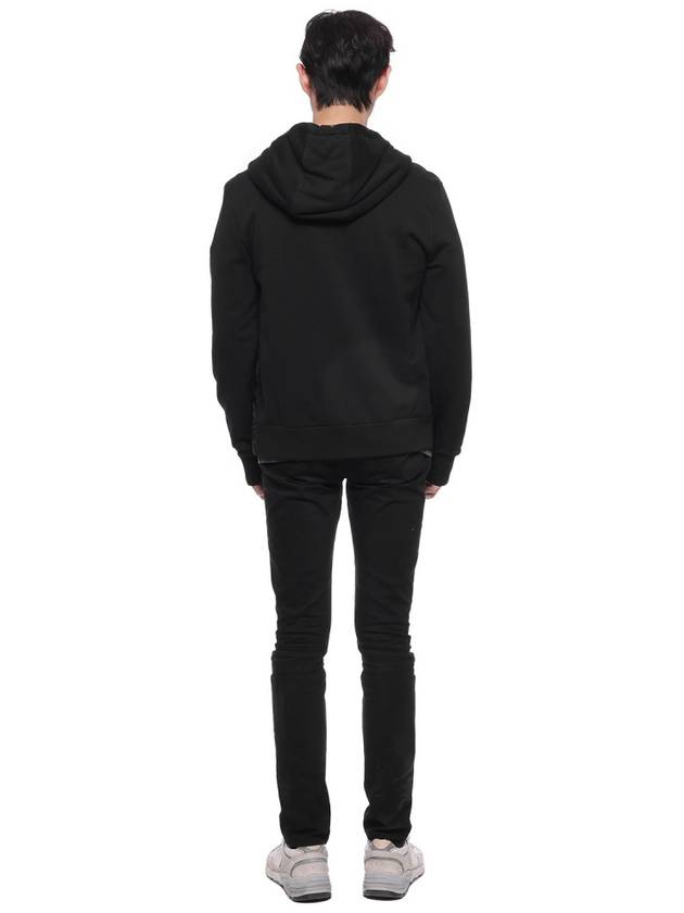 Men's Fleece Zip-Up Padding Black - MONCLER - BALAAN 6