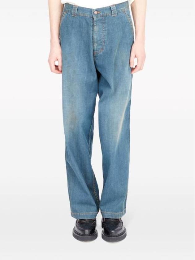 5 Pocket Straight Jeans Light Blue - MAISON MARGIELA - BALAAN 5