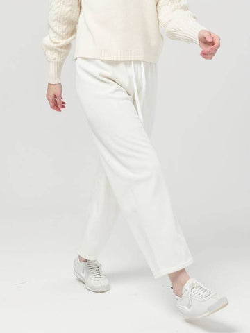 Women s Thick Brushless Heated Wide Fit White Segol Corduroy Banding Pants DO6232PT73 - DOYOUKNOWMC GOLF WEAR - BALAAN 1