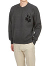 Ateley Logo Cotton Sweatshirt Dark Grey - ISABEL MARANT - BALAAN 6