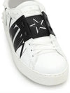 Logo Hidden Strap Low Top Sneakers White Black - VALENTINO - BALAAN 5