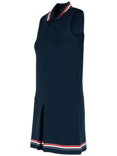 Thom Browne 'Tennis' Dress In Navy Viscose Blend - THOM BROWNE - BALAAN 2