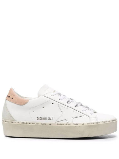 High Star Low Top Sneakers White Pink Tab - GOLDEN GOOSE - BALAAN 1