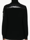 Padded Wool Cardigan Black - MONCLER - BALAAN 5