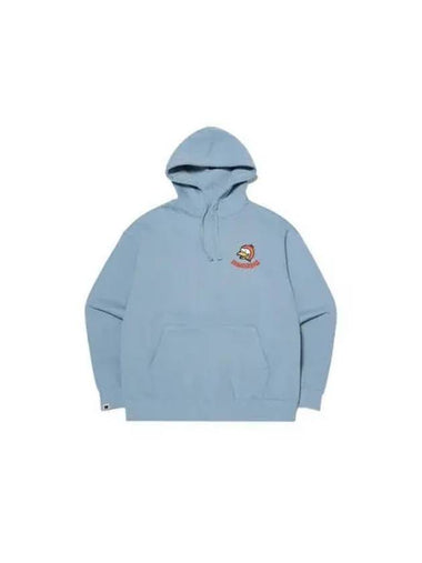 KODAK Apparel Trip Snow Washing Brushed Hooded Sweatshirt SKY BLUE - KODO - BALAAN 1