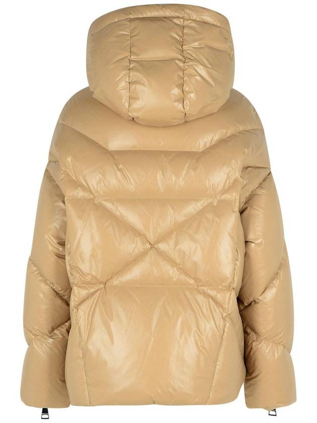 Khrisjoy 'Shiny' Beige Polyamide Down Jacket - KHRISJOY - BALAAN 3