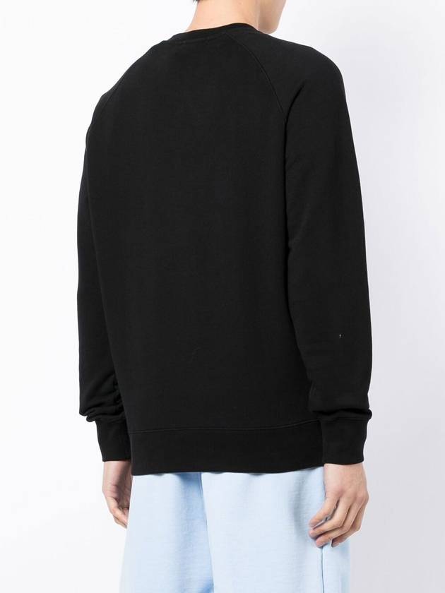 Blue Anthony Burrill Clean Cotton Sweatshirt Black - MAISON KITSUNE - BALAAN 5