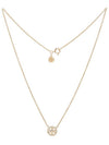 Miller Pave Logo Delicate Necklace Gold - TORY BURCH - BALAAN 11