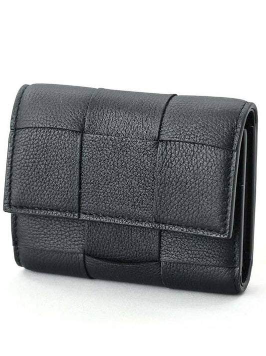 Intrecciato Tri-Fold Zip Half Wallet Space - BOTTEGA VENETA - BALAAN 2