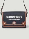 Horseferry Motif Canvas Note Crossbody Bag Black - BURBERRY - BALAAN 2