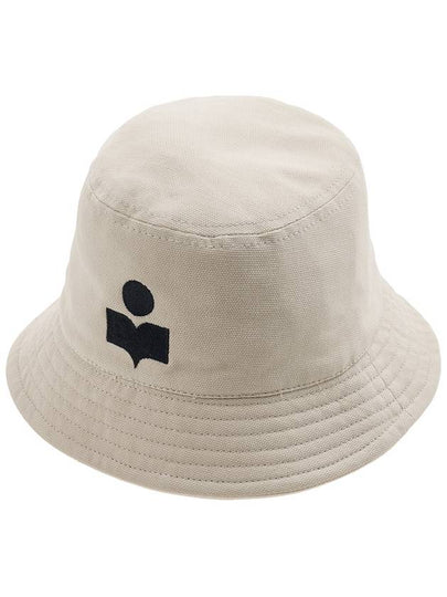 Haley Embroidered Logo Bucket Hat Ivory - ISABEL MARANT - BALAAN 2