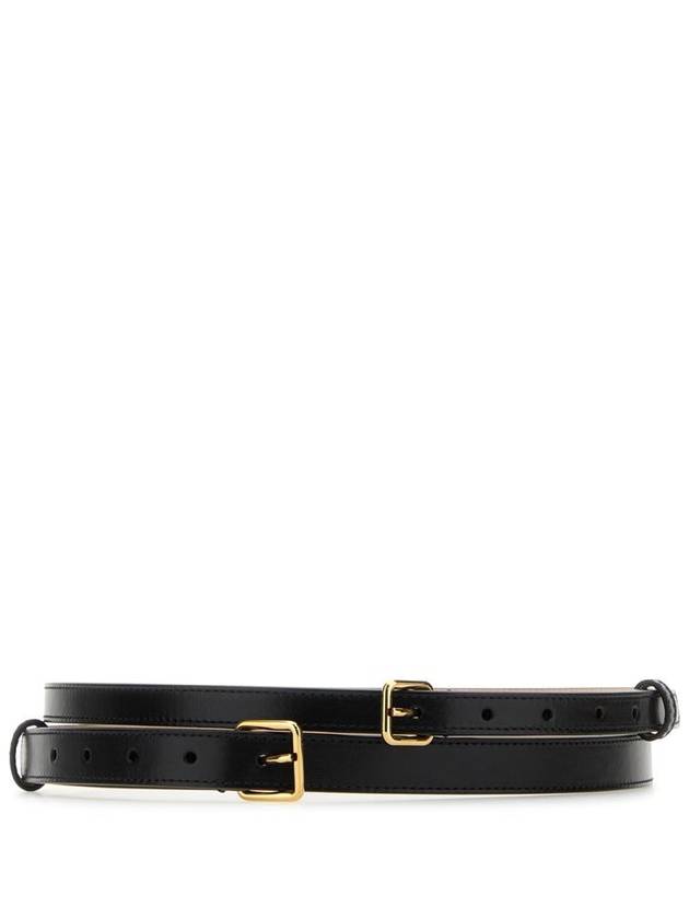 double leather belt 6409441BR0T - ALEXANDER MCQUEEN - BALAAN 2