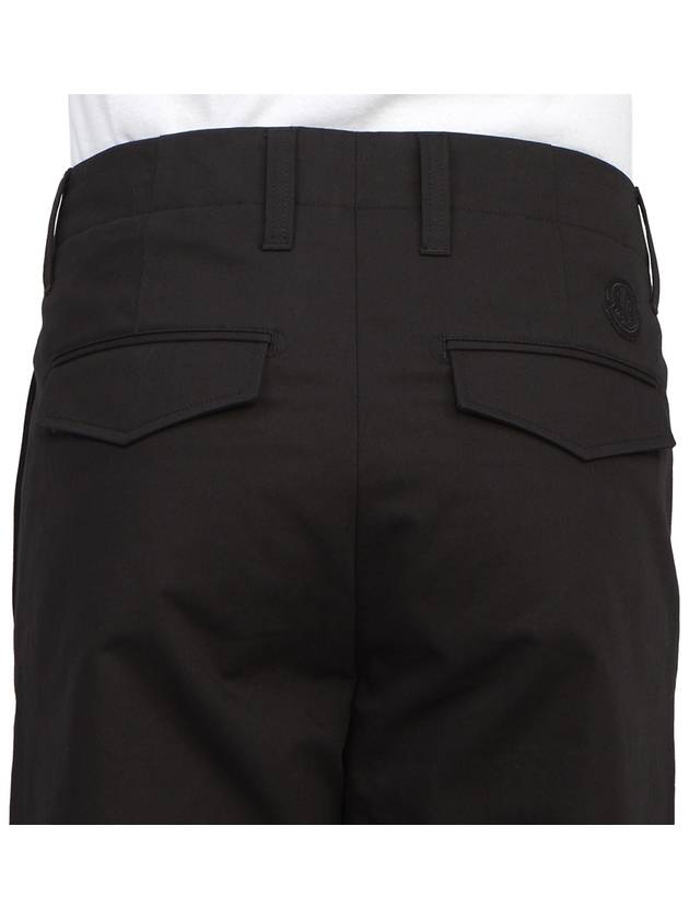 Gabardine Straight Pants Black - MONCLER - BALAAN 8