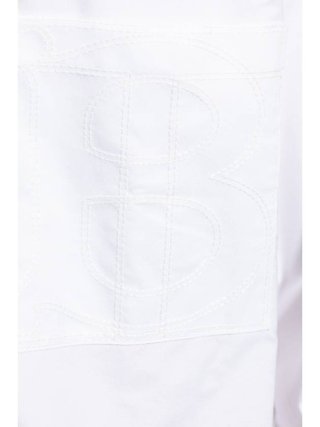 Long Sleeve Shirt 8055779 A1462 OPTIC WHITE - BURBERRY - BALAAN 4