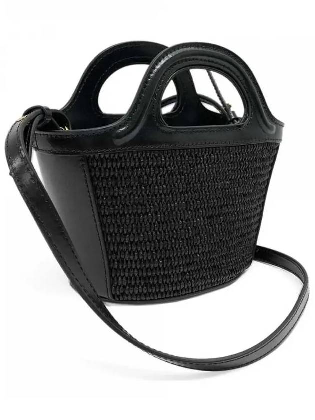 Rattan Micro Tropicalia Cross Bag Black - MARNI - BALAAN 4