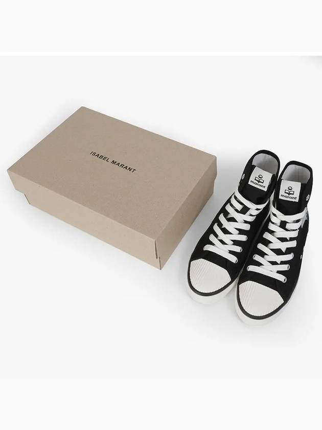 Sneakers BK0190 01BK Benkin Logo Converse High Top Women's Sneakers - ISABEL MARANT - BALAAN 3