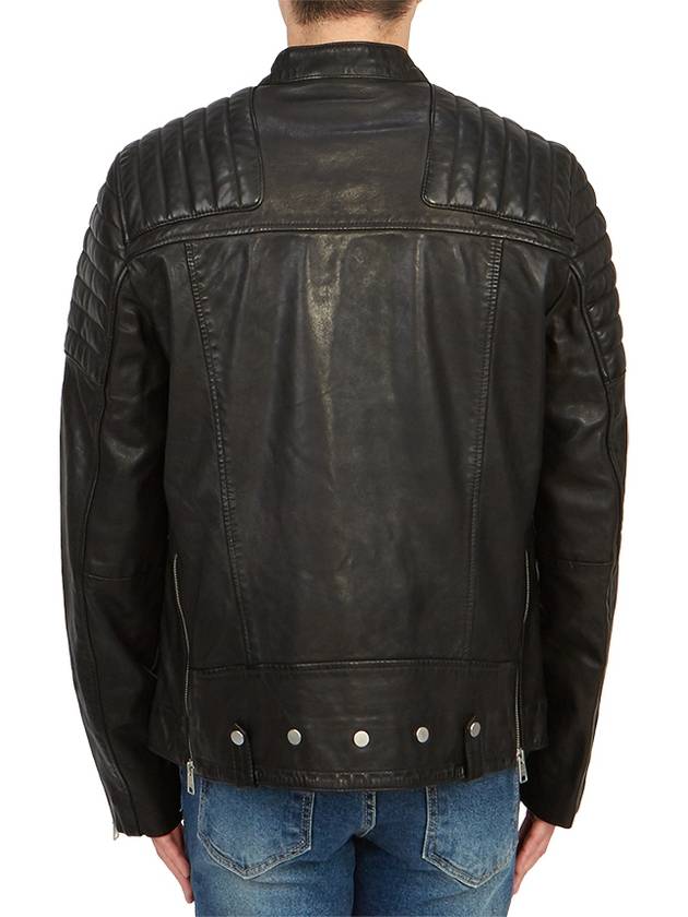 Men's Biker Jacket ML021Z BLACK - ALLSAINTS - BALAAN 4