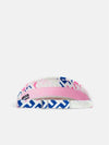 Viktor Print Embroidered Logo Visor Pink White - J.LINDEBERG - BALAAN 3