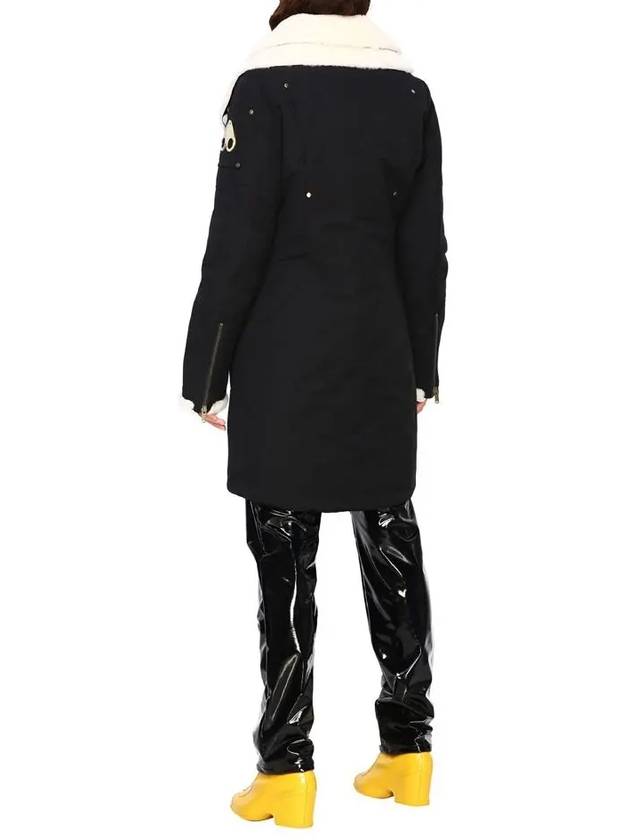 Tompkins Double Collar Parka Black - MOOSE KNUCKLES - BALAAN 4