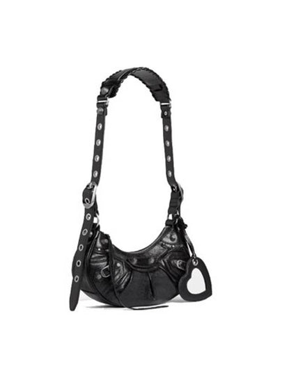 Le Cagole XS Lambskin Shoulder Bag Black - BALENCIAGA - BALAAN 2