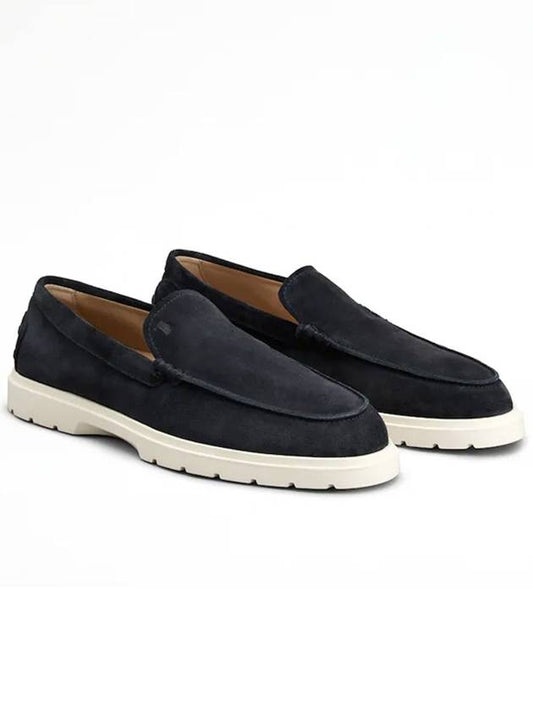 Casual Suede Slipper Loafers Navy - TOD'S - BALAAN 2