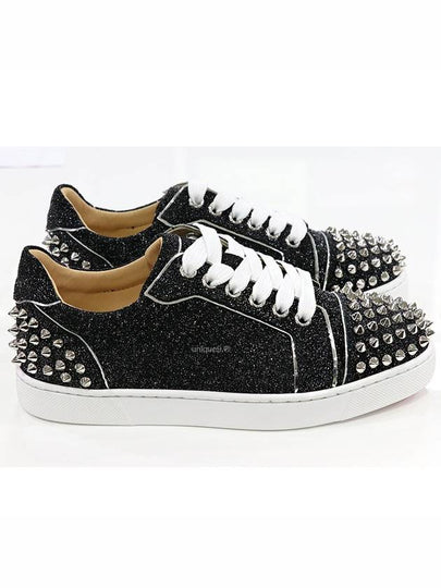 Spike Stud Low Top Sneakers Black - CHRISTIAN LOUBOUTIN - BALAAN 2